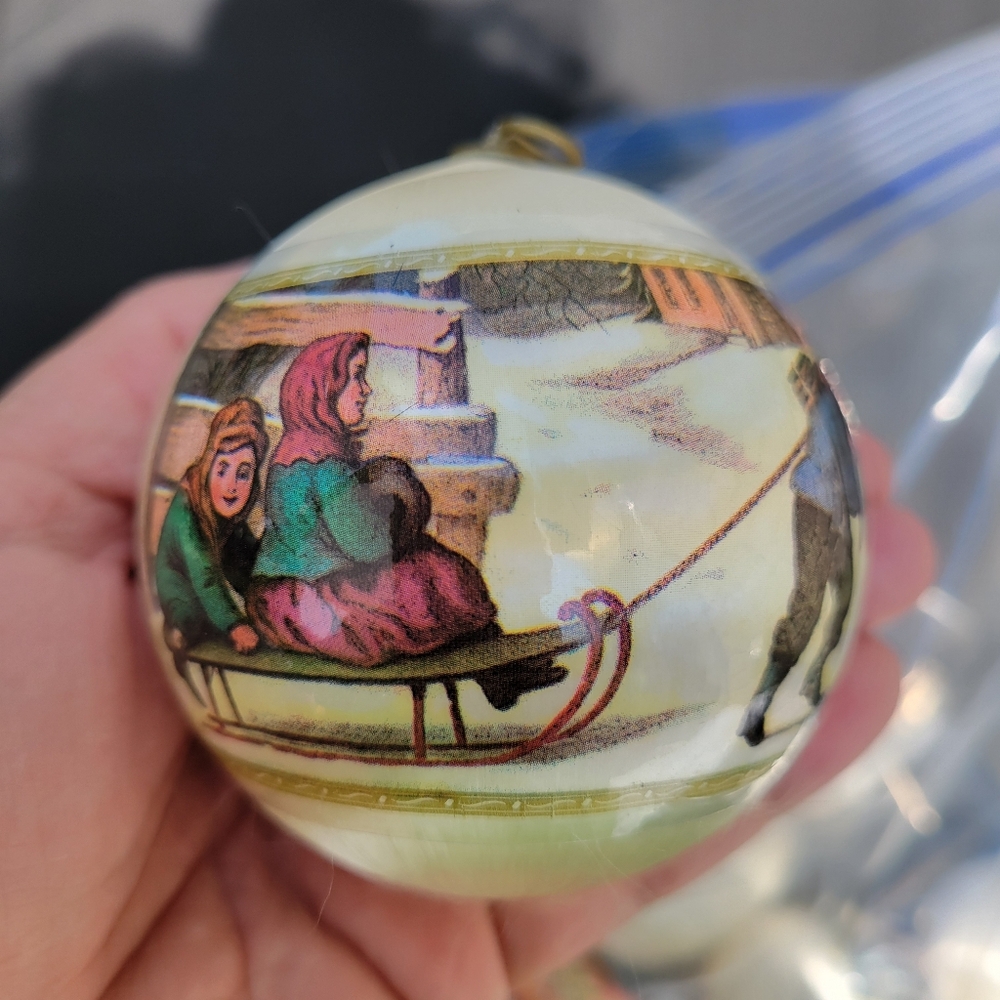 Christmas Ornaments  VTG 1970 -90s, Silk Satin ~ Betsey Clark, Baby's 1st FINAL! - Picture 10 of 16